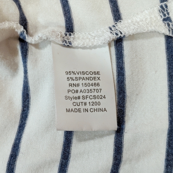 41 Hawthorn Megnan Striped Dolman Hi-Lo Tee | M - Picture 6 of 6